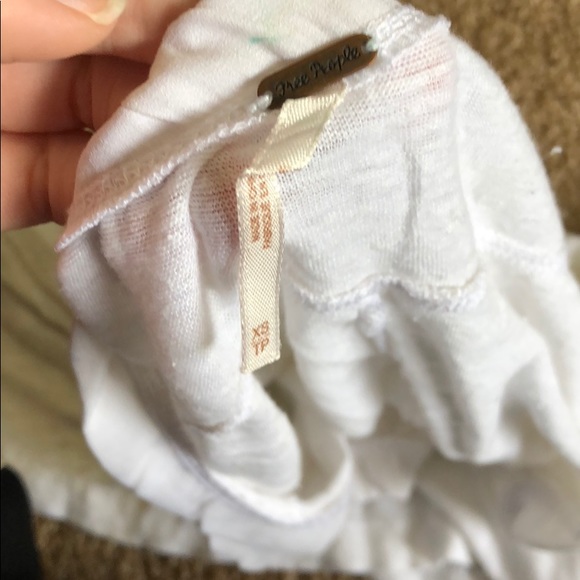 White free people tank top - Picture 2 of 3